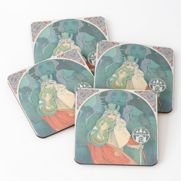 Aperçu de l'œuvre 6ème Festival Sokol, d'Alphonse Mucha. HAUTE DÉFINITION créée et vendue par MINDTHECHERRY.