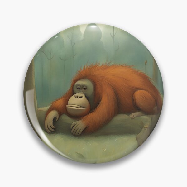 Item preview, Sleepy orangutang  designed and sold by solveigsmake.