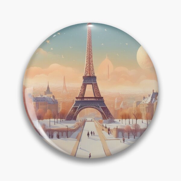 Item preview, Paris France Vintage Poster designed and sold by KarakitAI.