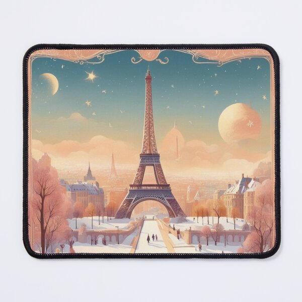 Item preview, Paris France Vintage Poster designed and sold by KarakitAI.