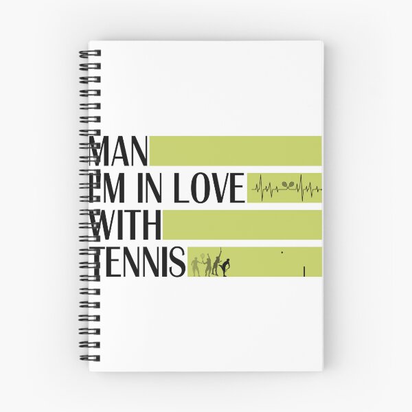 Item preview, funny MAN IM IN LOVE WITH TENNIS meme with cool tennis heart beat with raquette , usopen tennis for dad designed and sold by C1arity.