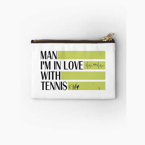 Item preview, funny MAN IM IN LOVE WITH TENNIS meme with cool tennis heart beat with raquette , usopen tennis for dad designed and sold by C1arity.