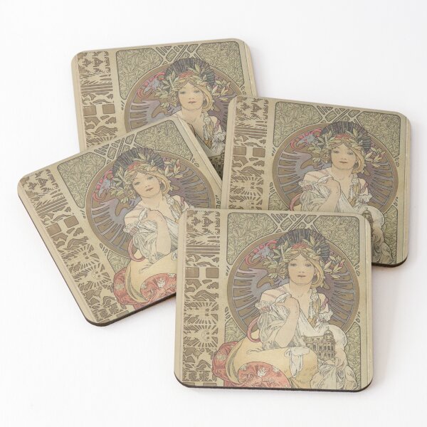 Item preview, Austrian Pavilion Program, Universal Exhibition - Alfons Mucha,by Alphonse Mucha. HIGH DEFINITION designed and sold by MINDTHECHERRY.