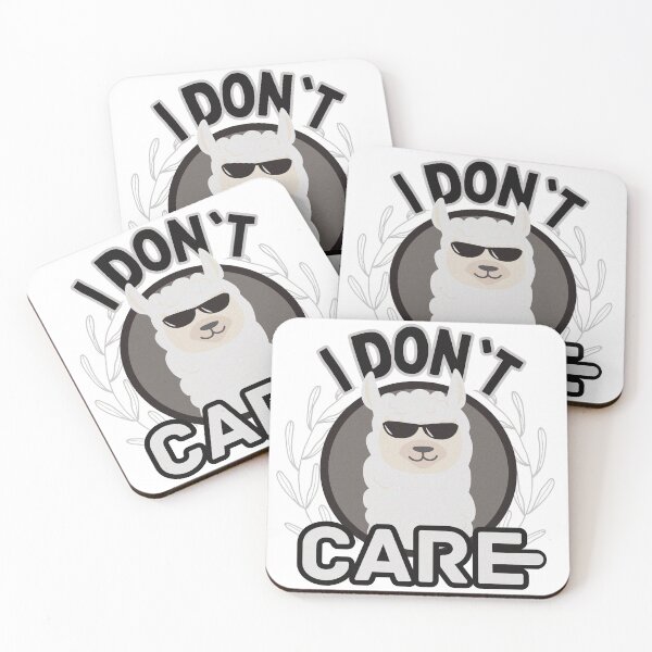 Item preview, i don't care designed and sold by darkthings design.