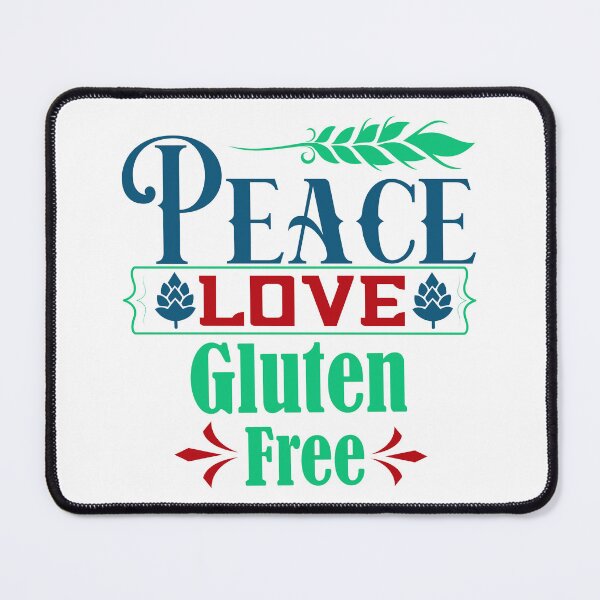 Item preview, Peace, Love, Gluten-free t shirt Bright Mode designed and sold by MyGluteesFree77.