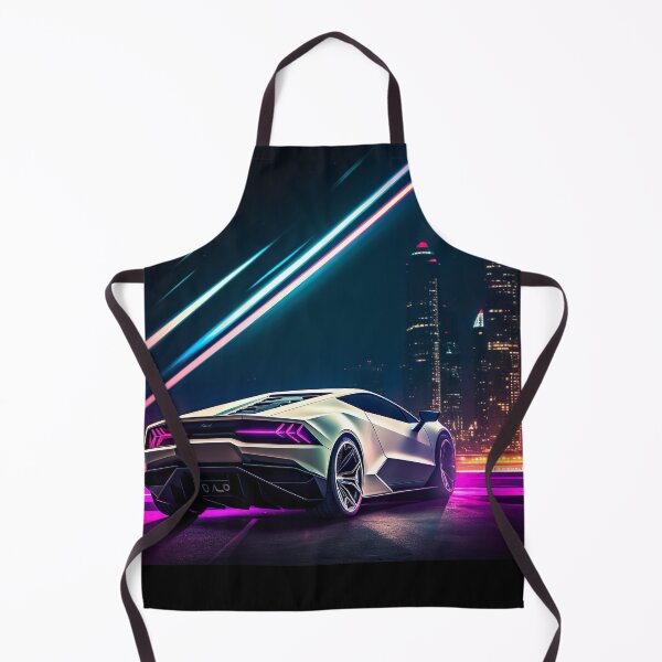 Item preview, Luminous Huracan: Abstract Neon Art Inspired by Lamborghini designed and sold by iQuorra.