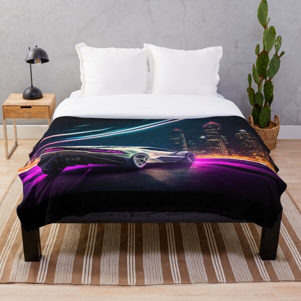 Item preview, Luminous Huracan: Abstract Neon Art Inspired by Lamborghini designed and sold by iQuorra.