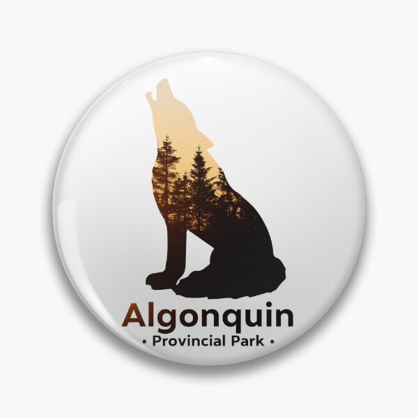 Item preview, Algonquin Provincial Park Wolf Silhouette designed and sold by cooperuliano.