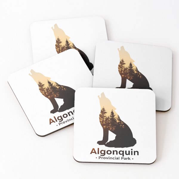 Item preview, Algonquin Provincial Park Wolf Silhouette designed and sold by cooperuliano.