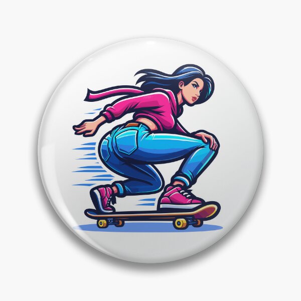 Item preview, Pink Skater Girl designed and sold by FRUU-design.