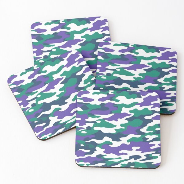 Item preview, Purple and green camouflage pattern designed and sold by TheCamoShop.