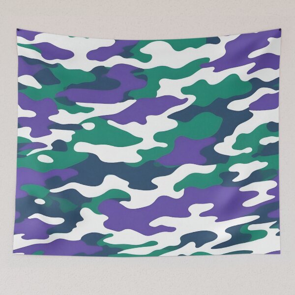 Item preview, Purple and green camouflage pattern designed and sold by TheCamoShop.