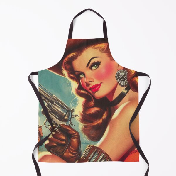Item preview, Vintage Western Cowgirl designed and sold by PulpVintage.