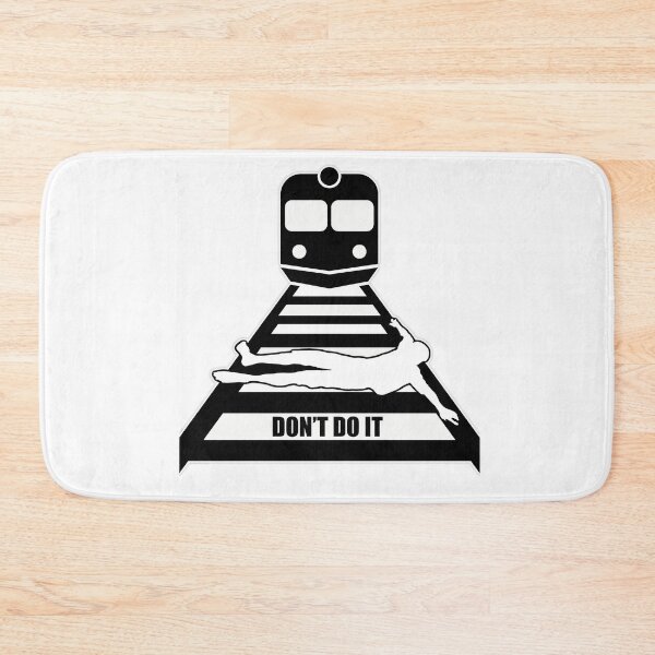 Item preview, Don't chill on railway track designed and sold by Rlyehinmate.