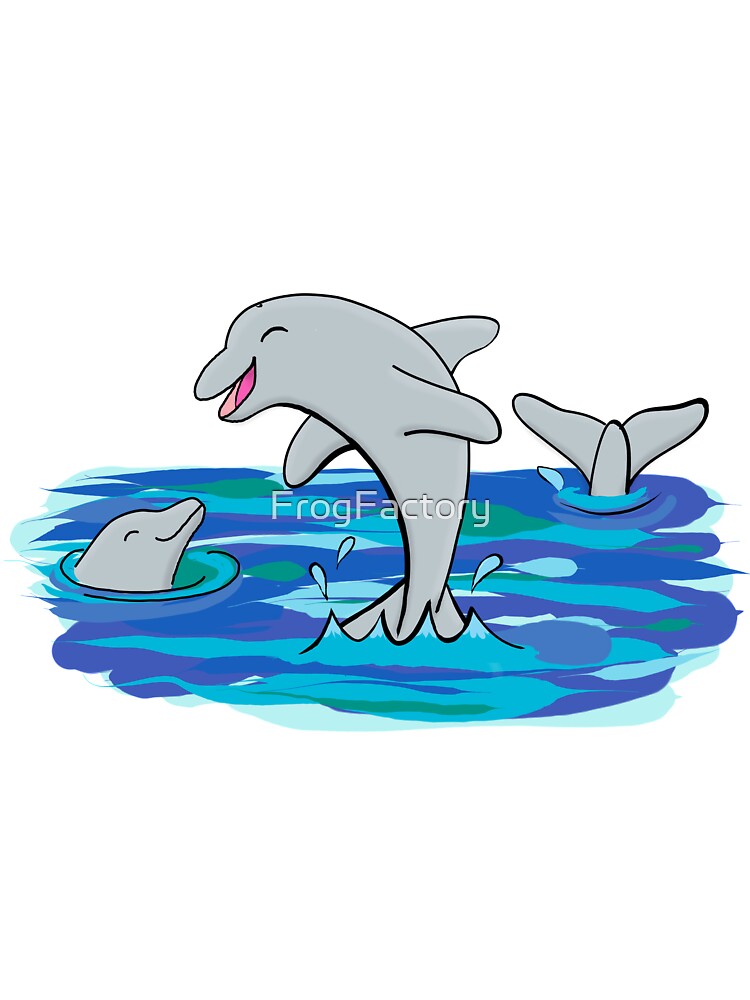 Camiseta para niños «Lindos delfines felices jugando dibujos animados» de FrogFactory | Redbubble Camiseta para niños «Lindos delfines felices jugando dibujos animados» de FrogFactory | Redbubble