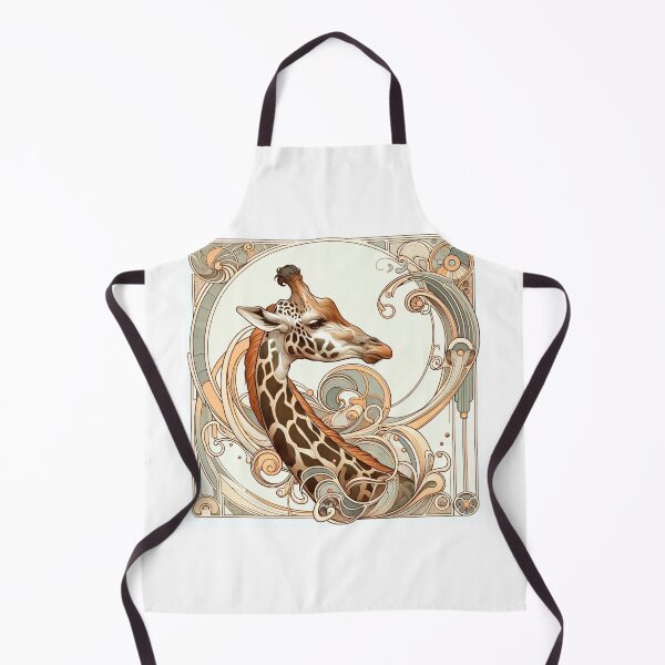 Item preview, Retrato de jirafa designed and sold by ClumsyClouds.