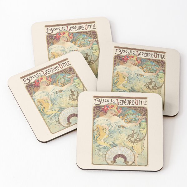 Item preview, Biscuits Lefevre Utile, by Alphonse Mucha. HIGH DEFINITION designed and sold by MINDTHECHERRY.