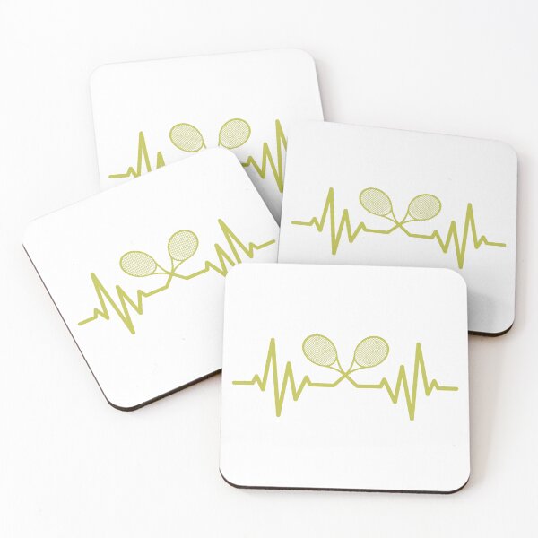 Item preview, tennis heart beat with raquette cool gift for your tennis lover friend designed and sold by C1arity.