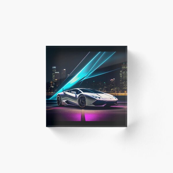 Item preview, Neon Fusion: Abstract Interpretation of the Lamborghini Huracan designed and sold by iQuorra.
