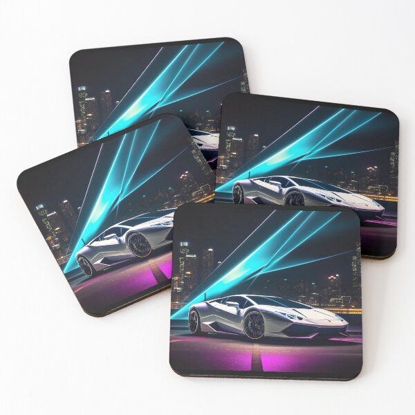 Item preview, Neon Fusion: Abstract Interpretation of the Lamborghini Huracan designed and sold by iQuorra.