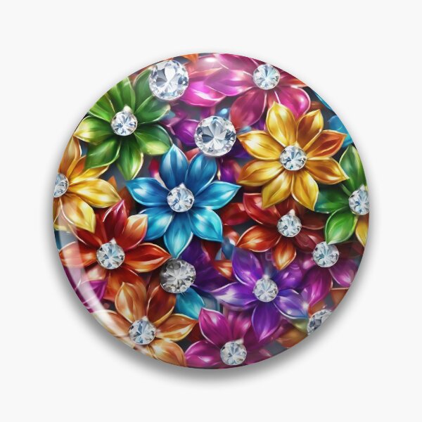 Item preview, Colorful Diamond Flowers 2 designed and sold by SweetRossel.