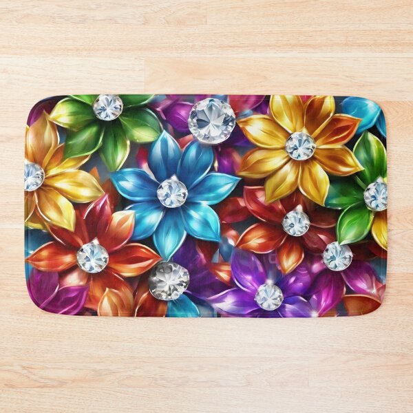 Item preview, Colorful Diamond Flowers 2 designed and sold by SweetRossel.