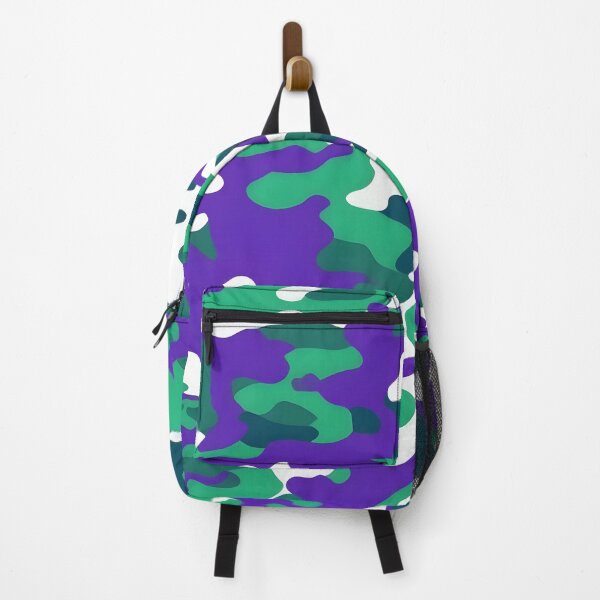 Item preview, Green and purple camouflage pattern designed and sold by TheCamoShop.