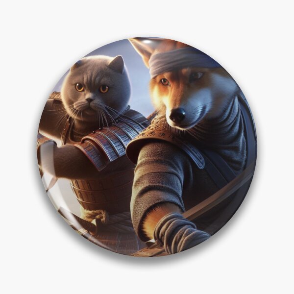 Item preview, Ninja Cat and Ninja Dog team designed and sold by Random Store.