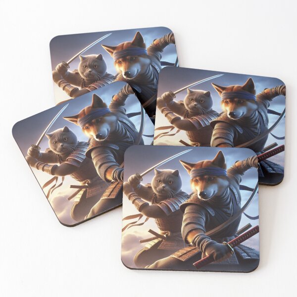 Item preview, Ninja Cat and Ninja Dog team designed and sold by Random Store.