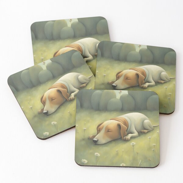 Item preview, Sleepy dog designed and sold by solveigsmake.