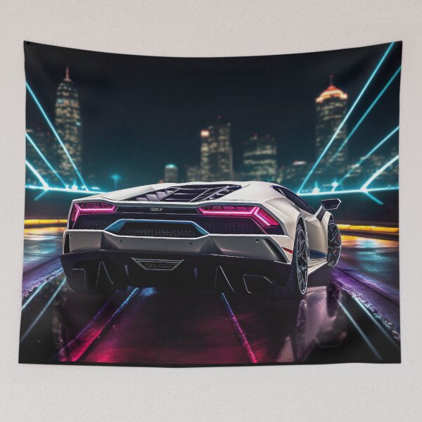 Item preview, Neon Fusion: Abstract Interpretation of the Lamborghini Huraca designed and sold by iQuorra.