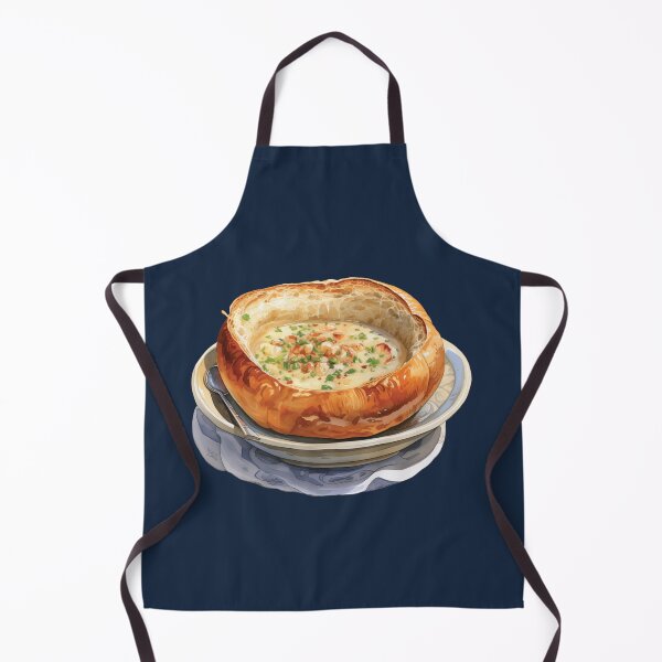 Item preview, Seafood Clam Chowder In A Bread Bowl designed and sold by Alicia Chee.