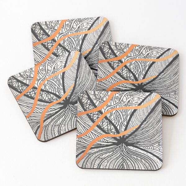 Item preview, Flow: Orange wave designed and sold by Petra Schonova.