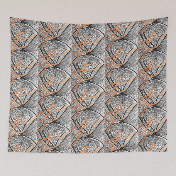 Item preview, Flow: Orange wave designed and sold by Petra Schonova.
