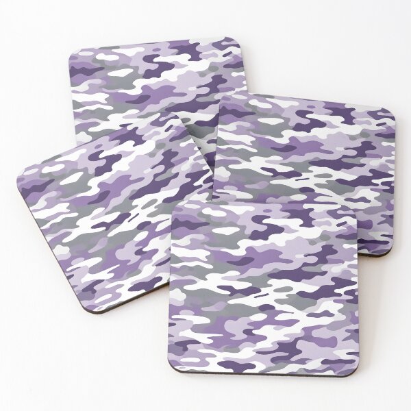 Item preview, Purple and Gray Camouflage designed and sold by TheCamoShop.