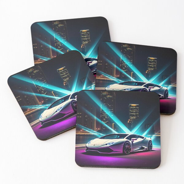 Item preview, Neon Fusion: Abstract Interpretation of the Lamborghini Huracan designed and sold by iQuorra.