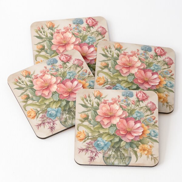 Item preview, Watercolor Blooms designed and sold by Neranchara.