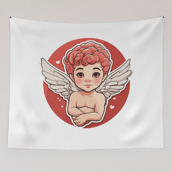 Item preview, Cute Cupid Sticker 5 designed and sold by NinePixel.