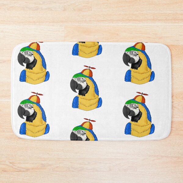 Item preview, Macaw with Spinner Hat designed and sold by Bearschtick In The Woods.