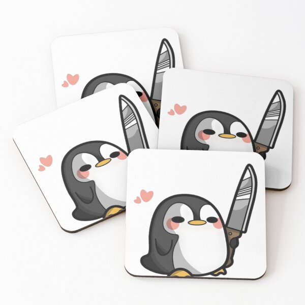 Item preview, Cute Penguin with knife  designed and sold by Blazed Vibes.