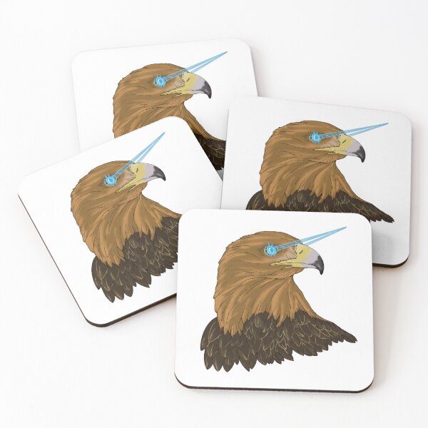 Item preview, Golden Eagle with Laser Eyes designed and sold by Bearschtick In The Woods.