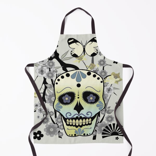 Item preview, SKULL WITH JAPANESE FLOWERS designed and sold by inarausch2023.