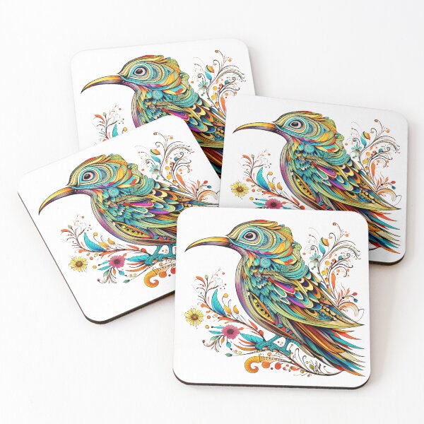 Item preview, Vibrational Elegance: Colorful Bird designed and sold by MateLDN.