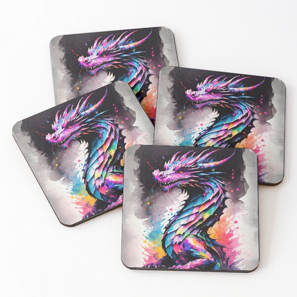 Item preview, Dragon Paint Splash Artwork  designed and sold by BotunPeony.