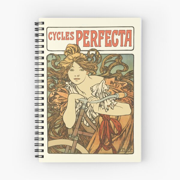 Artikelvorschau, Cycles Perfecta von Alphonse Mucha. HOCHAUFLÖSEND entworfen und verkauft von MINDTHECHERRY.