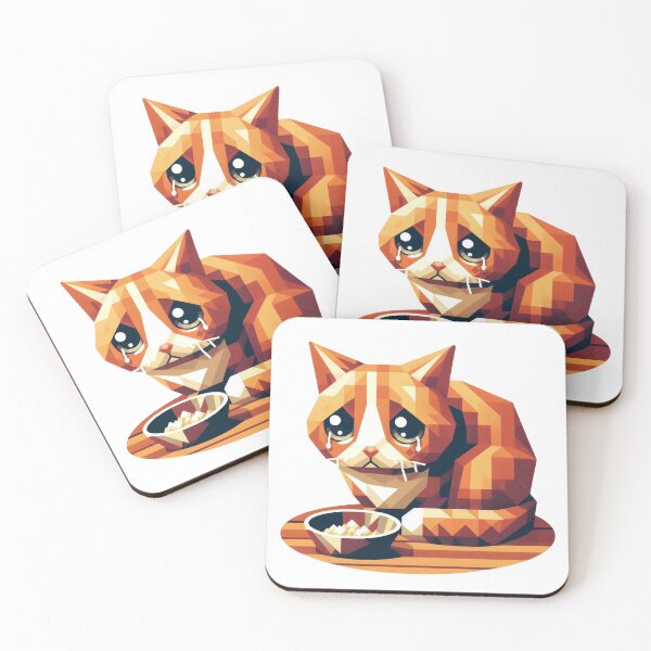 Item preview, Cute geometric colorful cats 8 designed and sold by slamnoah.