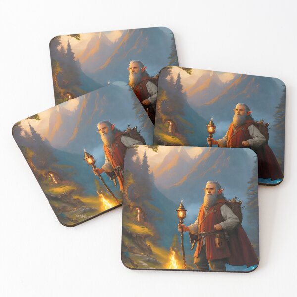 Item preview, A Brave Halfling Leaving The Shire For An Adventure designed and sold by AIncredible.