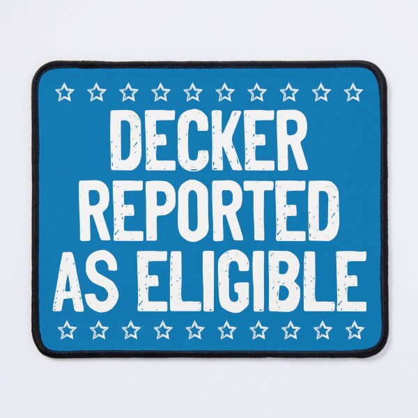 Item preview, Decker Reported as Eligible designed and sold by Artistic Assets Studio.