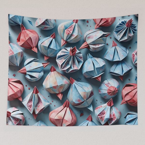 Item preview, Origami Pomegranate Pattern designed and sold by ShaViArt.
