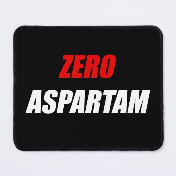 Item preview, ZERO ASPARTAM red and white gifts designed and sold by QuirkCo.